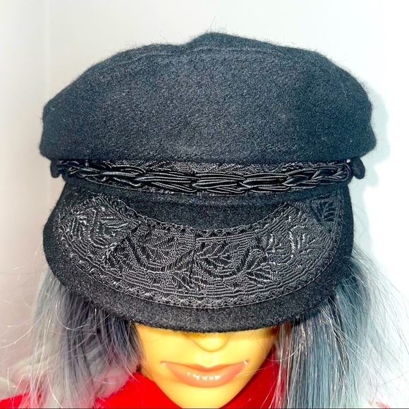 Vintage Greek Fisherman's Cap – Made in Greece Black - Picture 3 of 12